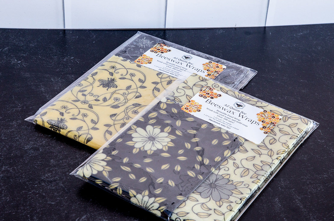 Beeswax wraps. Reusable food wrap. Good for over 200 uses!