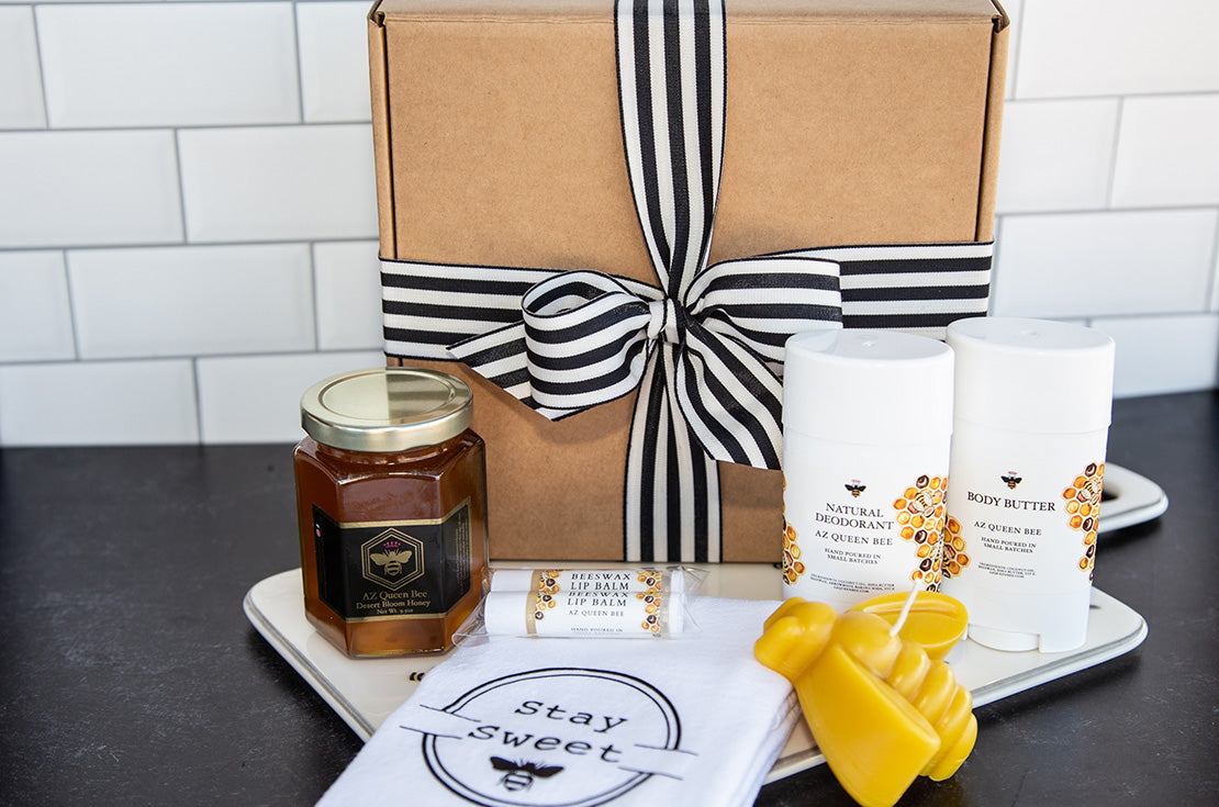 Beeswax Beauty Box Gift Basket from AZ Queen Bee