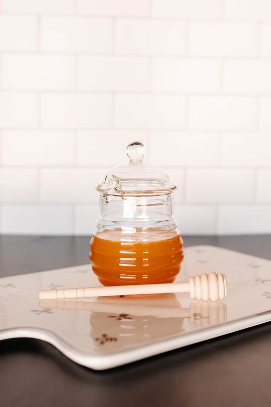 Mid Century Style Honey Jar
