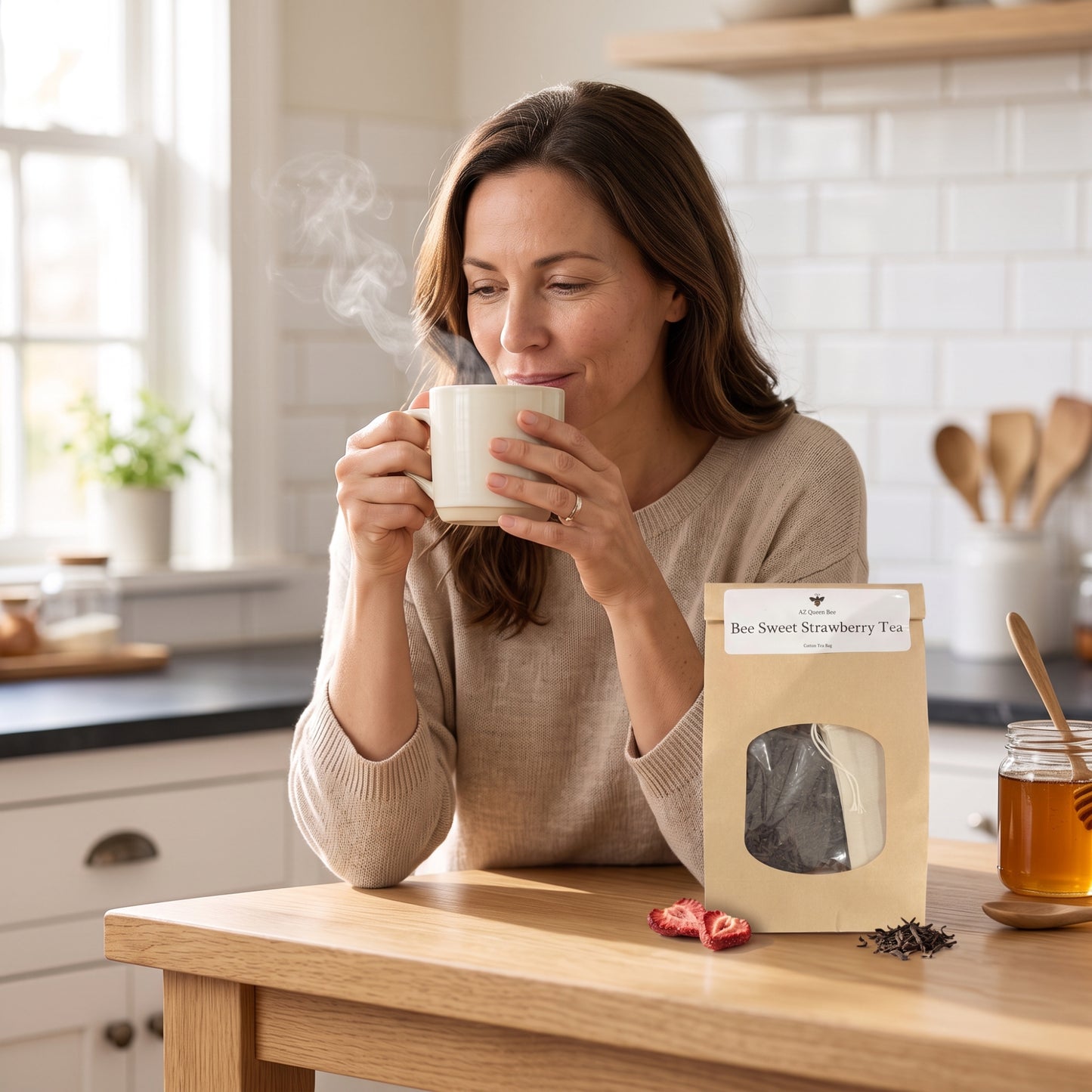 Bee Sweet Strawberry Tea – Loose Leaf Tea