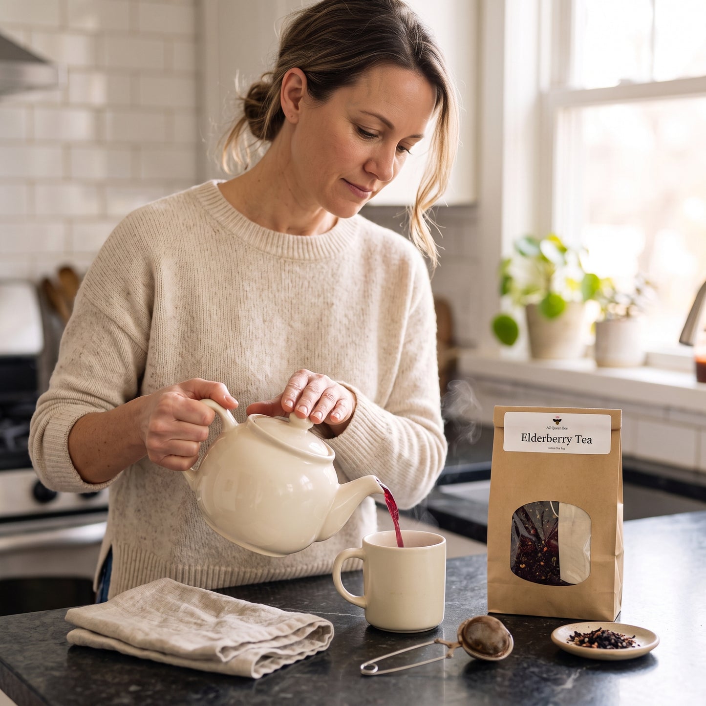 Elderberry Support Tea – Loose Leaf Herbal Tea