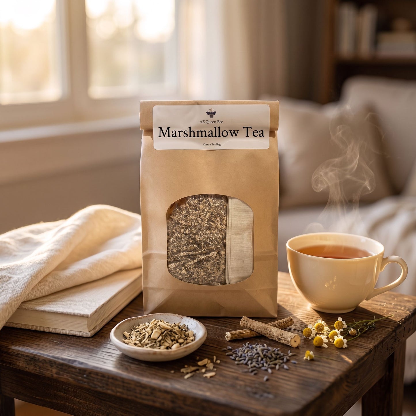Marshmallow Tea – Loose Leaf Herbal Tea