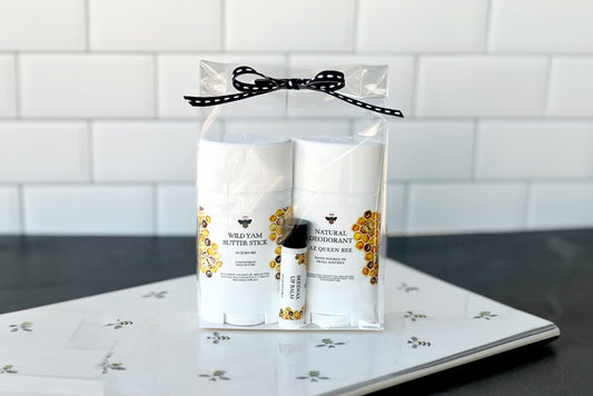 Wild Yam Butter Stick in Beeswax Body Care Kit