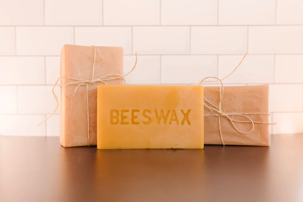 100% Beeswax One-Pound Bar BUNDLE of 3