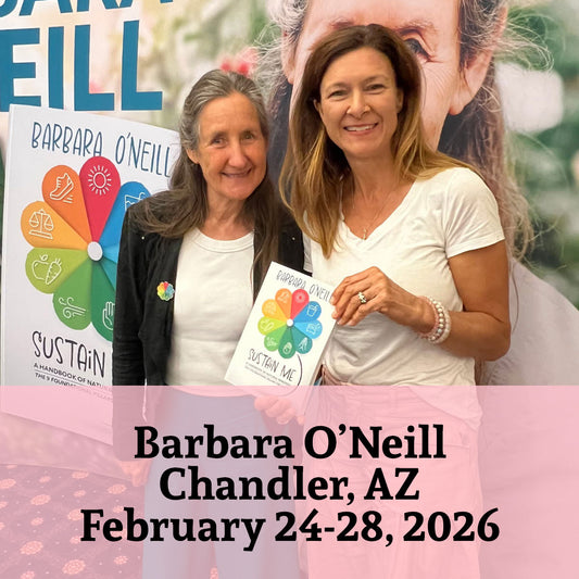 Barbara O'Neill Lecture Series Event – Live in Chandler, AZ