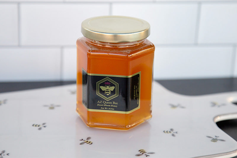 14.5 oz Glass Jar of Arizona Desert Bloom Honey