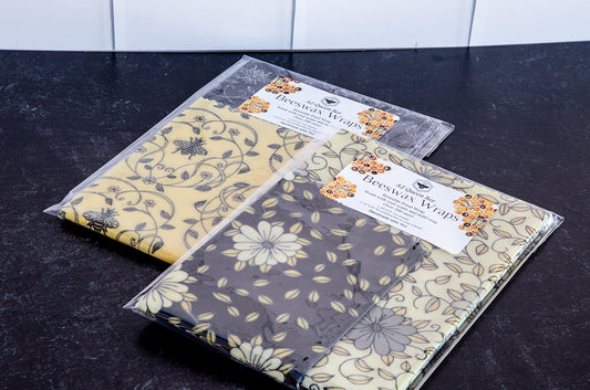 Beeswax wraps. Reusable food wrap. Good for over 200 uses!