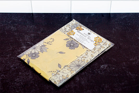 beeswax coated food-safe wraps